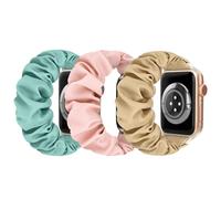 Ecogbd Bracelet élastique de rechange compatible avec Apple Watch 38mm 40mm 41mm 42mm 44mm 45mm 46mm 49mm en nylon doux compatible avec iwatch Series 10 9 8 7 6 5 4 3 SE, femmes