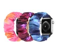 Ecogbd Bracelet élastique de rechange compatible avec Apple Watch 38mm 40mm 41mm 42mm 44mm 45mm 46mm 49mm en nylon doux compatible avec iwatch Series 10 9 8 7 6 5 4 3 SE, femmes