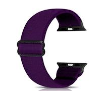 Ecogbd Bracelet élastique de rechange compatible avec Apple Watch 38mm 40mm 41mm 42mm 44mm 45mm 49mm en nylon doux compatible avec iWatch Series 9,8,7,6,5,4,3,2,1,SE pour homme et femme