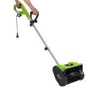 Ecoggeder Fraise à neige électrique 1200 W 3500 tr/min - Hauteur de traction de la neige : 15 cm - Distance de lancer : 8 m - Pelle à neige pour la maison, l'usine, l'entretien des routes urbaines