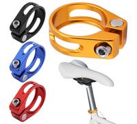 EcoGleam 28.6mm Bike Seat Post Clamp (Red)