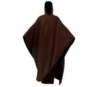 EcoGleam Cape de couverture surdimensionnée pour hommes et femmes, poncho de couverture portable confortable pour adultes en intérieur et en extérieur, marron, taille unique