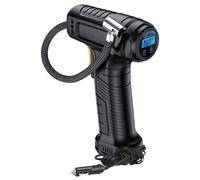 EcoGleam Compresseur d'air filaire, gonfleur de pneu portable pour voiture, vélo (affichage numérique)
