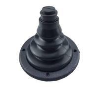 EcoGleam Gaine de câble pour moteur de bateau avec trous pré-percés, passe-câble robuste, installation facile, passe-câble de yacht pour la protection des câbles dans le domaine automobile (noir, long