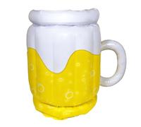EcoGleam - gobelet à bière Gonflable, Refroidisseur de Boisson, | Refroidisseur de boisson de tasse de bière gonflable pour la plage, la piscine, le Patio, le barbecue en plein air, le