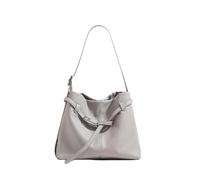 EcoGleam Grand sac à bandoulière en cuir synthétique pour femme, finition | Sac à main imperméable et résistant aux rayures - Style japonais - Pour l'école, le travail, les déplacements, les voyages
