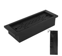 EcoGleam IGT Boîte de rangement demi-unité en acier au carbone et sac de rangement, boîte de rangement de table de camping, plateau à thé IGT multi-usages pour pique-nique en plein air