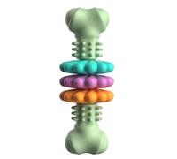 EcoGleam Jouet interactif à mâcher pour chiot et petit chien (vert)