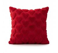 EcoGleam Lot de 2 housses de coussin de Saint-Valentin 45,7 x 45,7 cm pour canapé (piercing cœur)