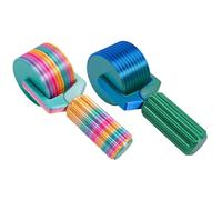 EcoGleam Lot de 2 rouleaux de peinture diamant DIY (couleur bonbon, bleu, vert)