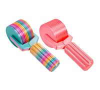 EcoGleam Lot de 2 rouleaux de peinture diamant DIY (couleur bonbon rose)