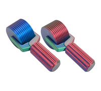 EcoGleam Lot de 2 rouleaux de peinture diamant DIY (rouge, bleu, rouge, vert)