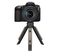 EcoGleam Mini Trépied de camping Support de lampe universel Accessoires pour appareil photo (Noir)