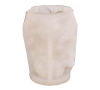 EcoGleam Moule à bougie cylindrique en silicone pour la fête des mères - Moule à bougie cylindrique de protection contre la chaleur - Moules de bougie 3D non toxiques