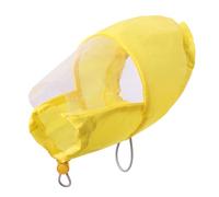 EcoGleam Protection auditive pour animaux de compagnie, bonnets de bain avec déflecteur transparent pour le bain, le soin, la natation (S)