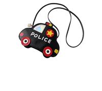 EcoGleam Sac à bandoulière en cuir PU 3D Motif voiture de dessin animé pour