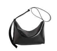 EcoGleam Sac à boulettes rétro en cuir synthétique ciré à l'huile pour