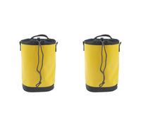 EcoGleam Sac à corde d'escalade avec cordon de serrage, 5 L, grande capacité, fermeture rapide, pour gym, entraînement (jaune)