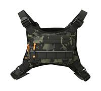 EcoGleam Sac à dos d'extérieur avec bandes réfléchissantes, sac banane imperméable, respirant, résistant aux chocs, sac à dos de vélo pour snowboard, course et streetwear, camouflage, Moderne