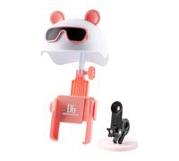 EcoGleam Support pour Smartphone de vélo Rotatif à 360 degrés (Guidon Rose)