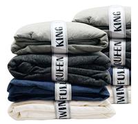 ECOHomes Organisateur de draps de lit et bandes d'étiquettes de taille de rangement pour organiser les draps de lit pour organiser les placards en lin - Étiquettes de bande élastique pour organiser