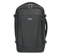 ECOHUB Bagage Cabine Sac 40x20x25 Ryanair Sac a Dos Voyage Cabine Avion 20L sous Siège 13 Poches Bagage Écologique en Pet Recy vec Port USB pour Homme Femme, Brevetée, Gris Foncé