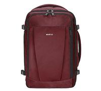 ECOHUB Bagages Cabine 40x20x25 Sac a Dos Voyage Ryanair sous Siège 13 Poches Sac a Dos Cabine Avion Valise Cabine Femme Homme Petite Sac Cabine Recyclable Pet Ecologique 20L Loisir, Brevetée, Rouge
