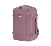 ECOHUB Sac a Dos Voyage Cabine Avion, 20L Sac 40x20x25 Ryanair Avec Compartiment Pour Portable & 3 Poches Zippées Cachées, Léger Homme Bagage Cabine 40x30x20 pour Ryanair, Vueling, Volotea, Rose
