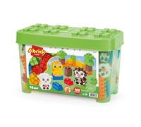 Ecoiffier Coffret construction 1367 Abrick, Ferme, 150 pièces, plastique résistant, dès 18 mois