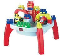 Ecoiffier - 7744 - Jeu De Construction - Table D'éveil + 24 Briques - Maxi Abrick