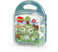 Ecoiffier Valisette Animaux de la Ferme 3329 - Figurines, Barrières et Briques - Dès 18 mois