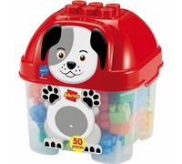 Ecoiffier Abrick Box chien avec 50 briques