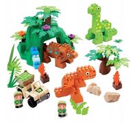 Ecoiffier Abrick Dinosaur Land Blocks 87 pièces.