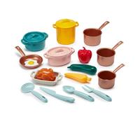 Ecoiffier Battery Green JOUETS 1685 Saucepan Set Azure Imitation Game for Childr