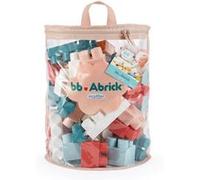 Ecoiffier - Sac de Rangement Enfant 60 Briques Rose - BB Abrick Jeu de Construction Motricité Fine - Dès 12 Mois - Jouet pour Enfant - 7933 - Garantie France Origine