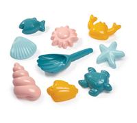 Ecoiffier Filet 8 Moules À Sable Coquillages Avec Pelle