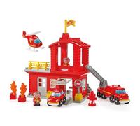 Ecoiffier Jouets 2980 - Caserne des Pompiers - Abrick - Jeu de Construction pour Enfants - Dès 18 Mois - Fabriqué en France