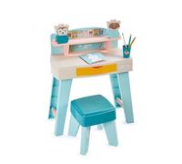 Ecoiffier Jouets 7924 - Mon Premier Bureau - BB Abrick - Jeux de Construction pour Enfants - Dès 12 Mois - Bien Installé pour Travailler - Fabriqué en France