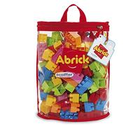 Ecoiffier Jouets 838 - Sac de Briques à empiler Abrick - Dès 18 Mois | Jeu de Construction pour Enfants - 120 pièces - Fabriqué en France