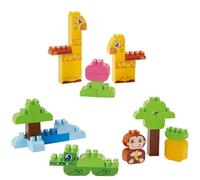 Ecoiffier Jeu de construction Coffre Jungle Abrick 200 pièces Multicolore