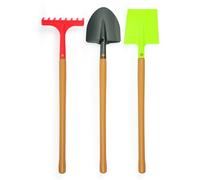 Ecoiffier Outils de Jardinage pour Enfants - Pelle à Bout Rond, carré ou râteau. Seule Une unité choisie au Hasard, ne Peut Pas Choisir Le modèle, à partir de 18 Mois (7600004540) (Smoby