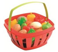 Ecoiffier Jeu d'imitation Panier garni Fruits et Légumes Multicolor 100% Chef