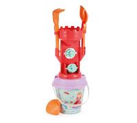 Ecoiffier - Seau de Plage Enfant 17 Cm Thème Princesse - Moulin À Sable Tamis Pelle Râteau Moule Inclus - Dès 18 Mois - Jouet pour Enfant - 261 - Garantie France Origine