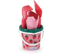 Ecoiffier Seau Garni Décor Fraises 12 Cm