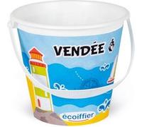 Jeu de plage - Ecoiffier - Seau Vide Vendée - Bleu - 17 cm