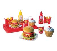 Ecoiffier vaisselle de jeu Box Hamburger Set