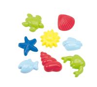 Ecoiffier Filet Summer – 8 moules à sable (Mer)