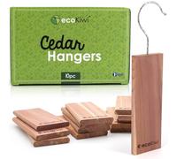 ecoKiwi Anti Mites Textiles pour Vêtements - Paquet 10 Blocs - Antimites Vêtements Puissant au Bois de Cèdre - Répulsifs à Mites de Vêtements Naturel - Protection Longue Durée & Parfum Frais