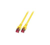 ECOLAN - Cordon de raccordement - RJ-45 (M) pour RJ-45 (M) - 7.5 m - pairs in metal foil (PiMF) - CAT 6 - jaune