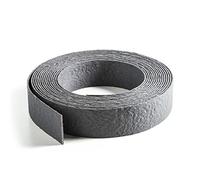 Ecolat Rasenkante aufgerollt, 25m x 14cm x 0,7cm, in grau, Beeteinfassung aus 100% recyceltem Kunststoff